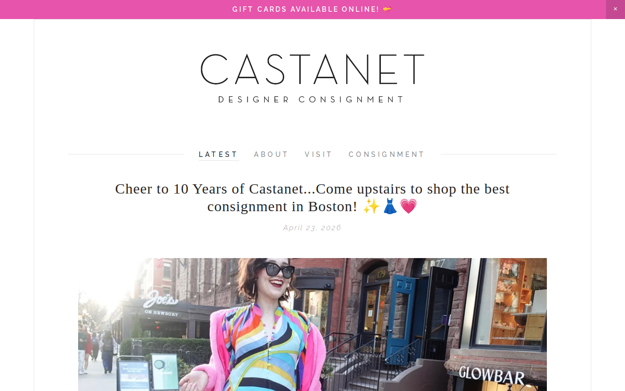 Castanet website preview