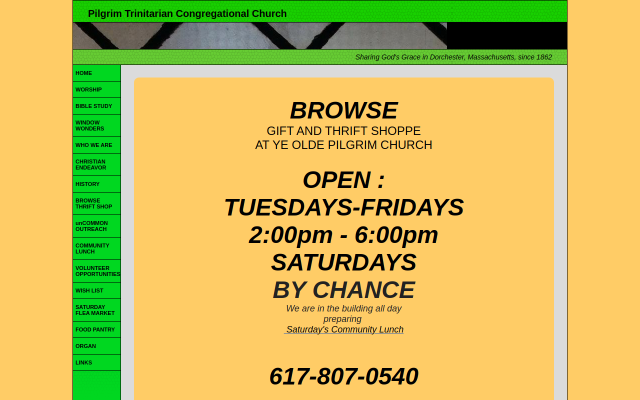Browse Thrift Shop website preview