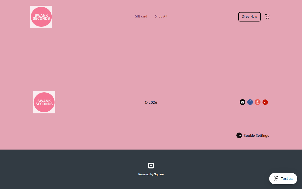 Swankseconds website preview