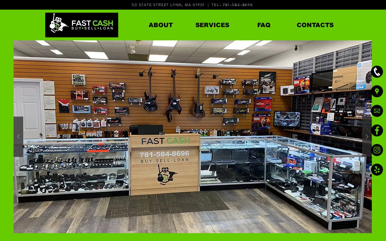 Fast Cash Pawn and Jewelry website preview