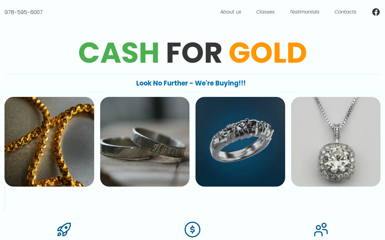 Cash For Gold website preview