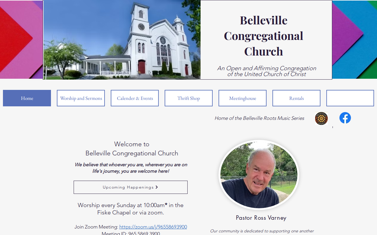 Belleville Thrift Shop website preview