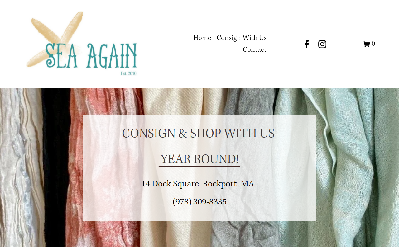 Sea Again website preview