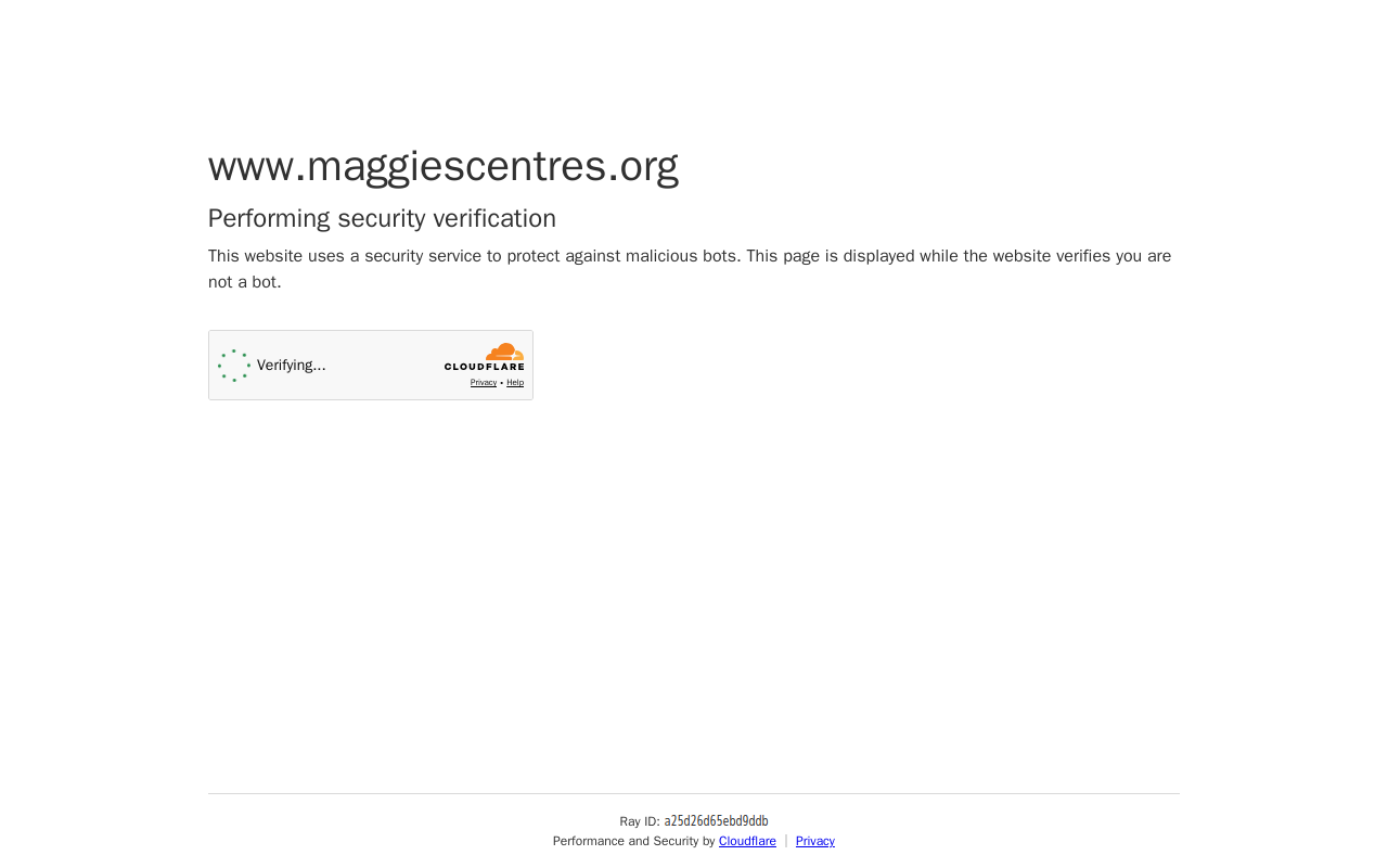 Maggie's website preview