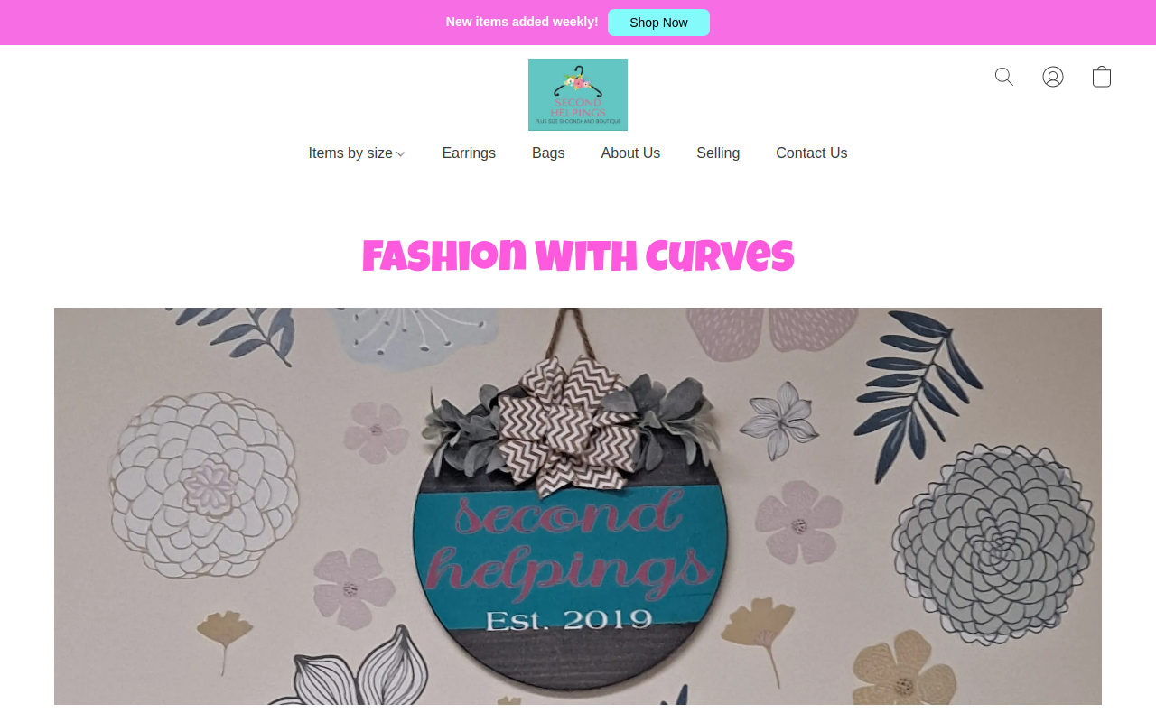 Second Helpings website preview
