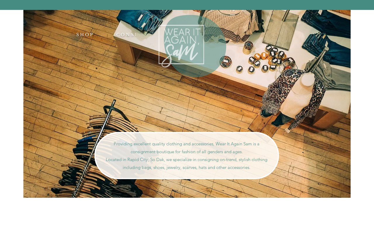 Wear It Again Sam Inc website preview