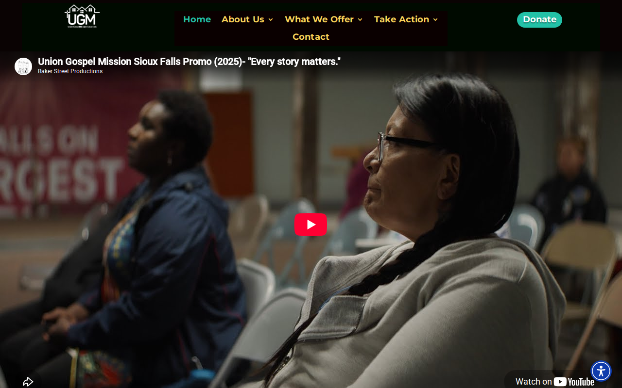 Union Gospel Mission Thrift Store website preview