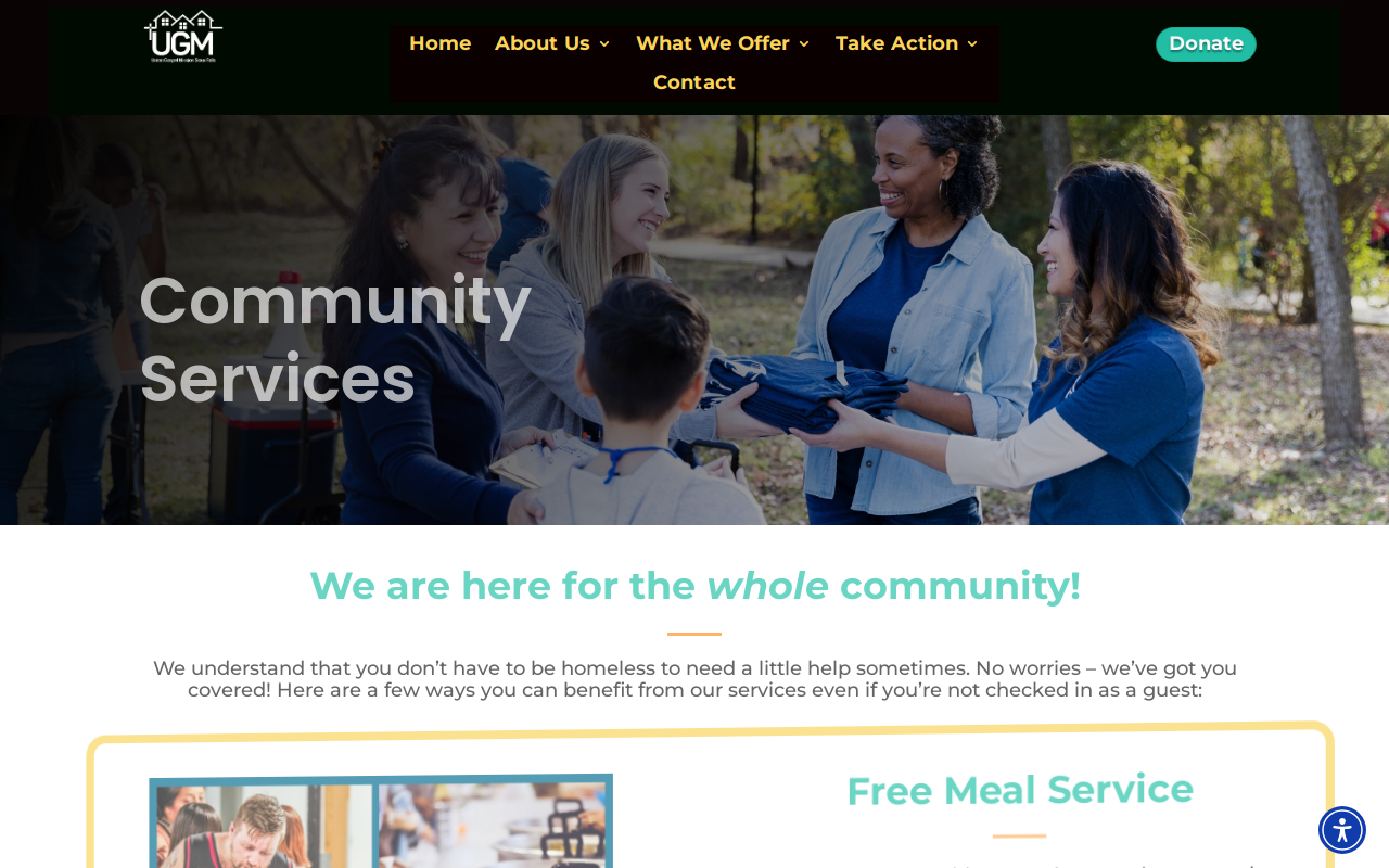 UGM Thrift Store website preview