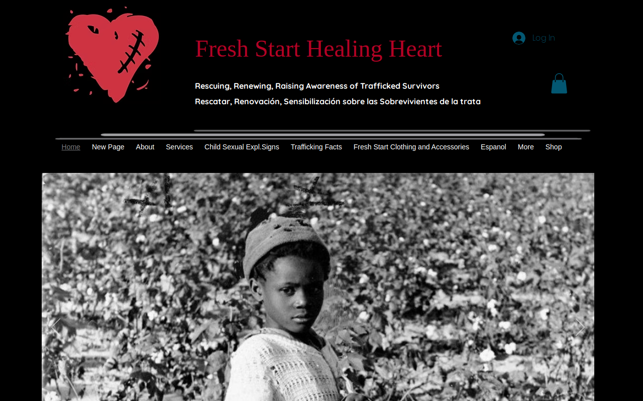 Fresh Start Clothing & Accessories website preview