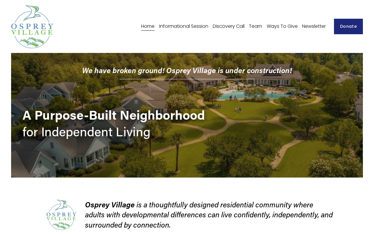 Osprey Village Thrift Store website preview