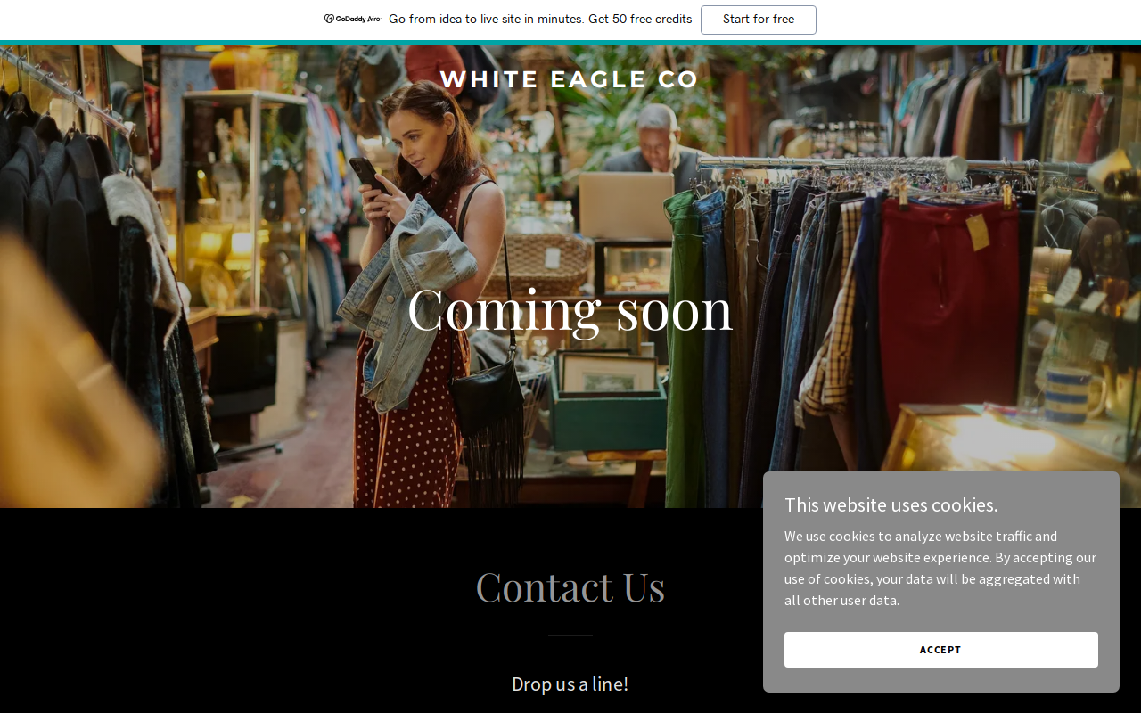 White Eagle Consignment website preview