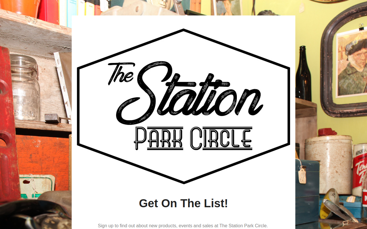 The Station Park Circle website preview