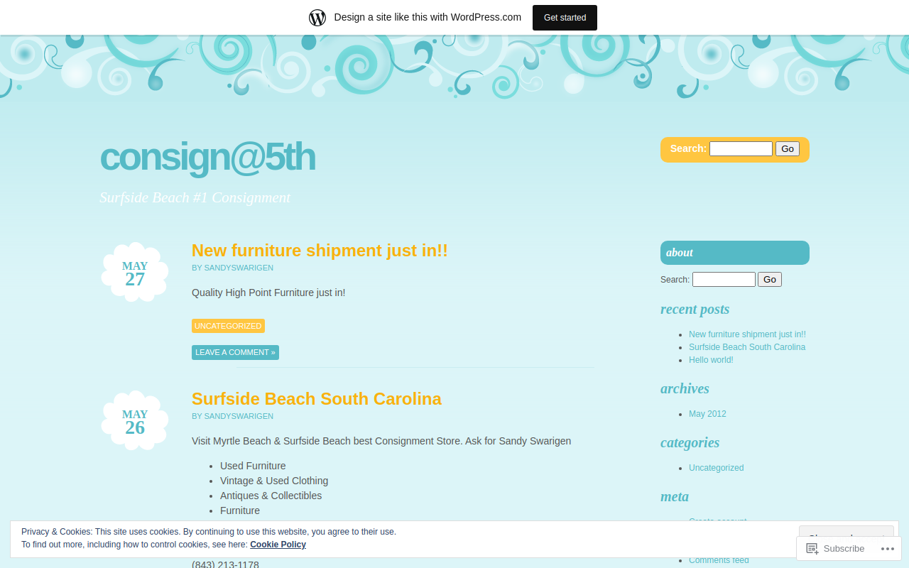 Consign At 5th website preview