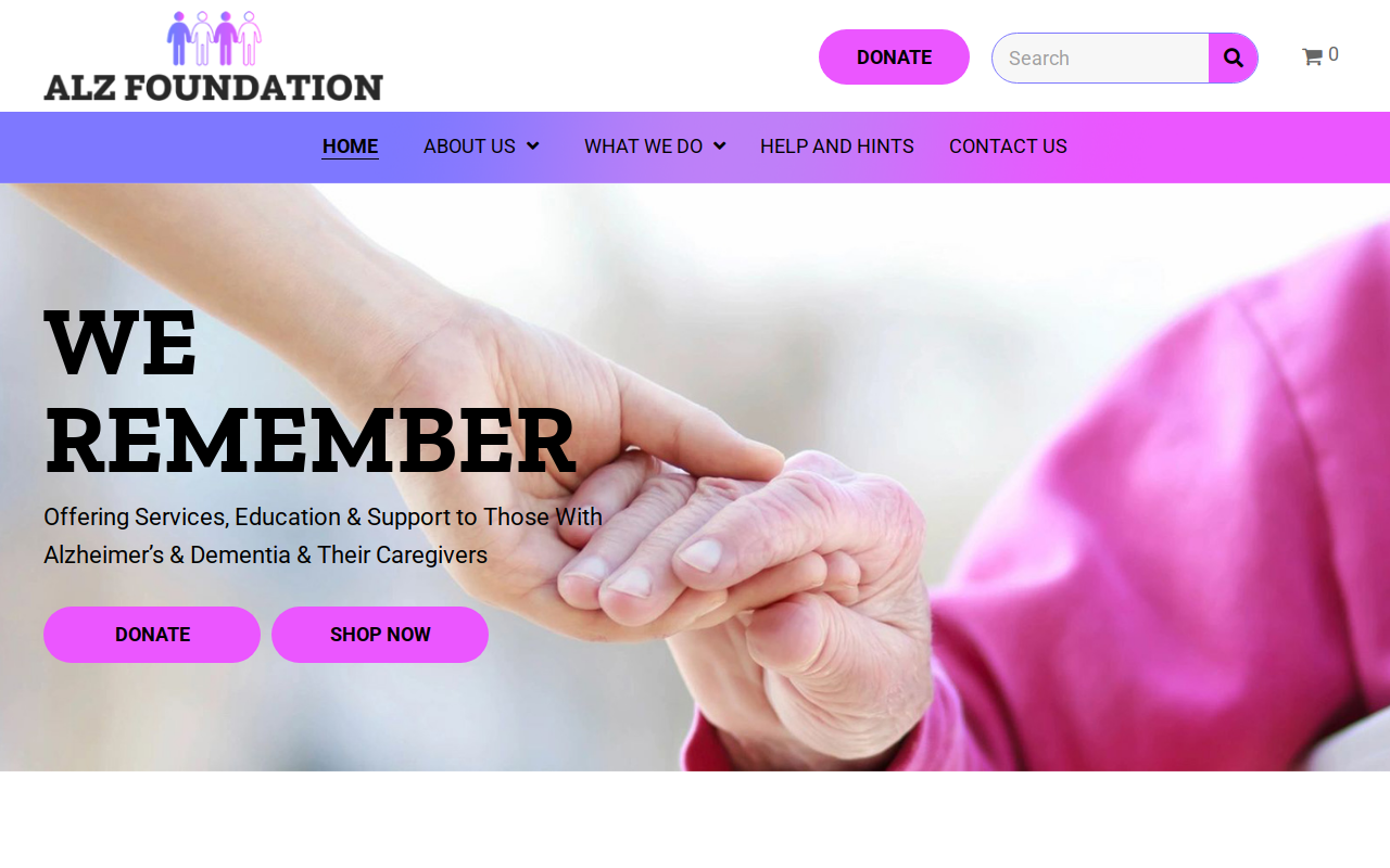 Memory Lane Thrift and Gifts website preview