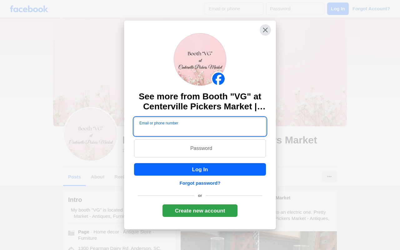 Vintage Grove SC website preview