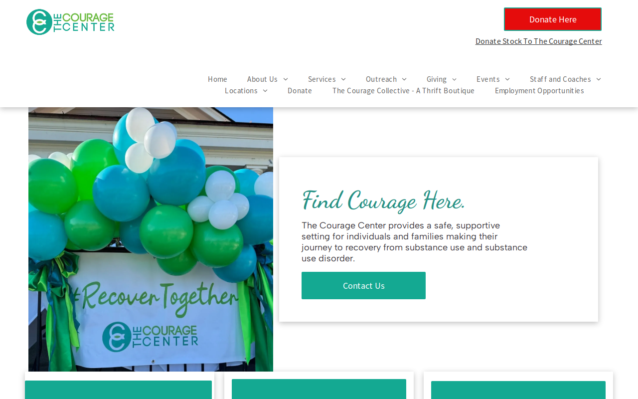 The Courage Collective website preview