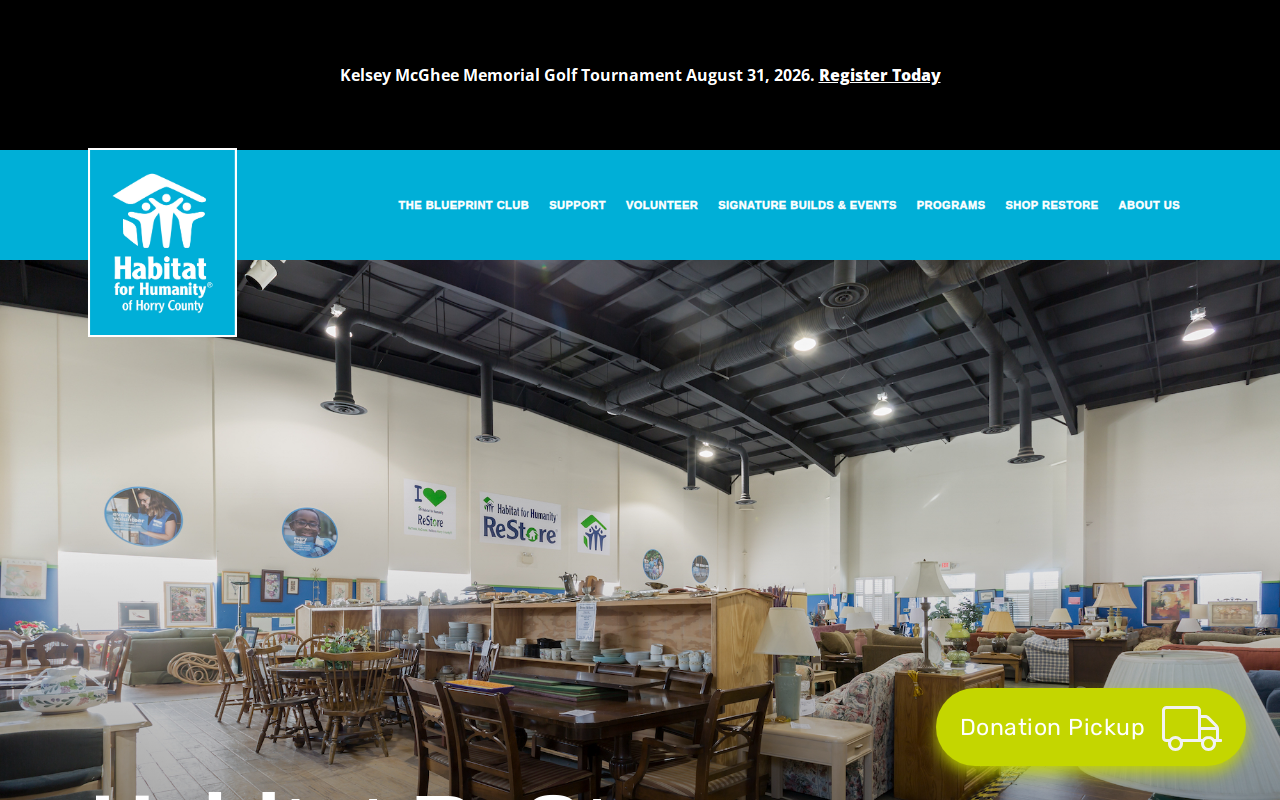 Habitat for Humanity of Horry County ReStore - NMB website preview
