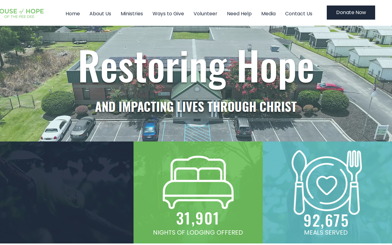 House of Hope Mission Mart website preview