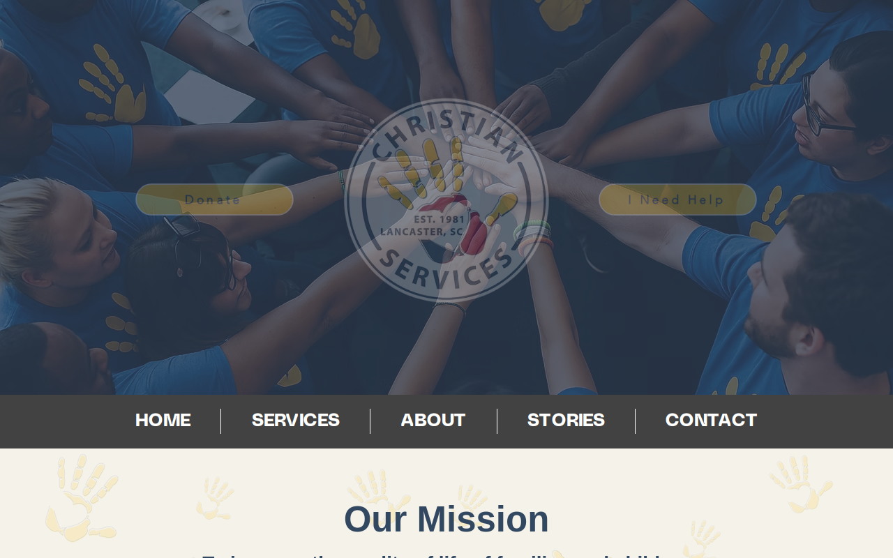 Christian Services Family Thrift Store website preview