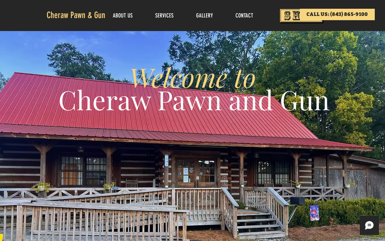 Cheraw Pawn and Gun website preview