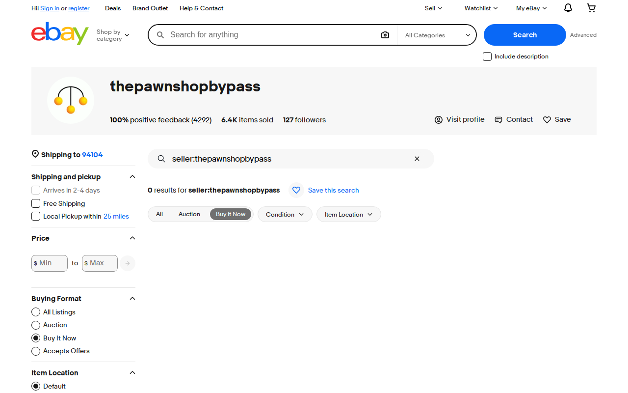 By-Pass Pawn website preview
