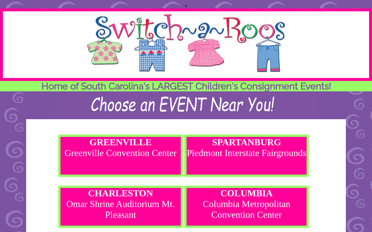 Switch-A-Roos Children's Consignment website preview