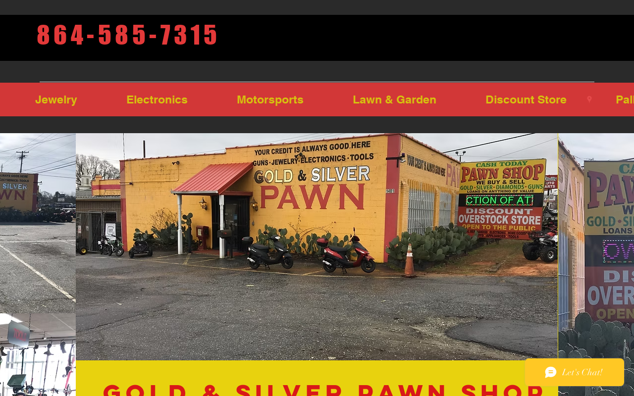 Gold & Silver Pawn website preview