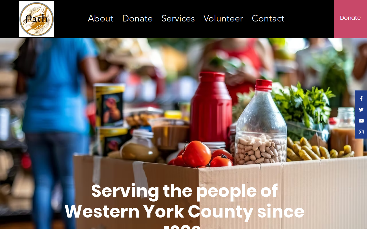 P A T H Ministries of York SC website preview