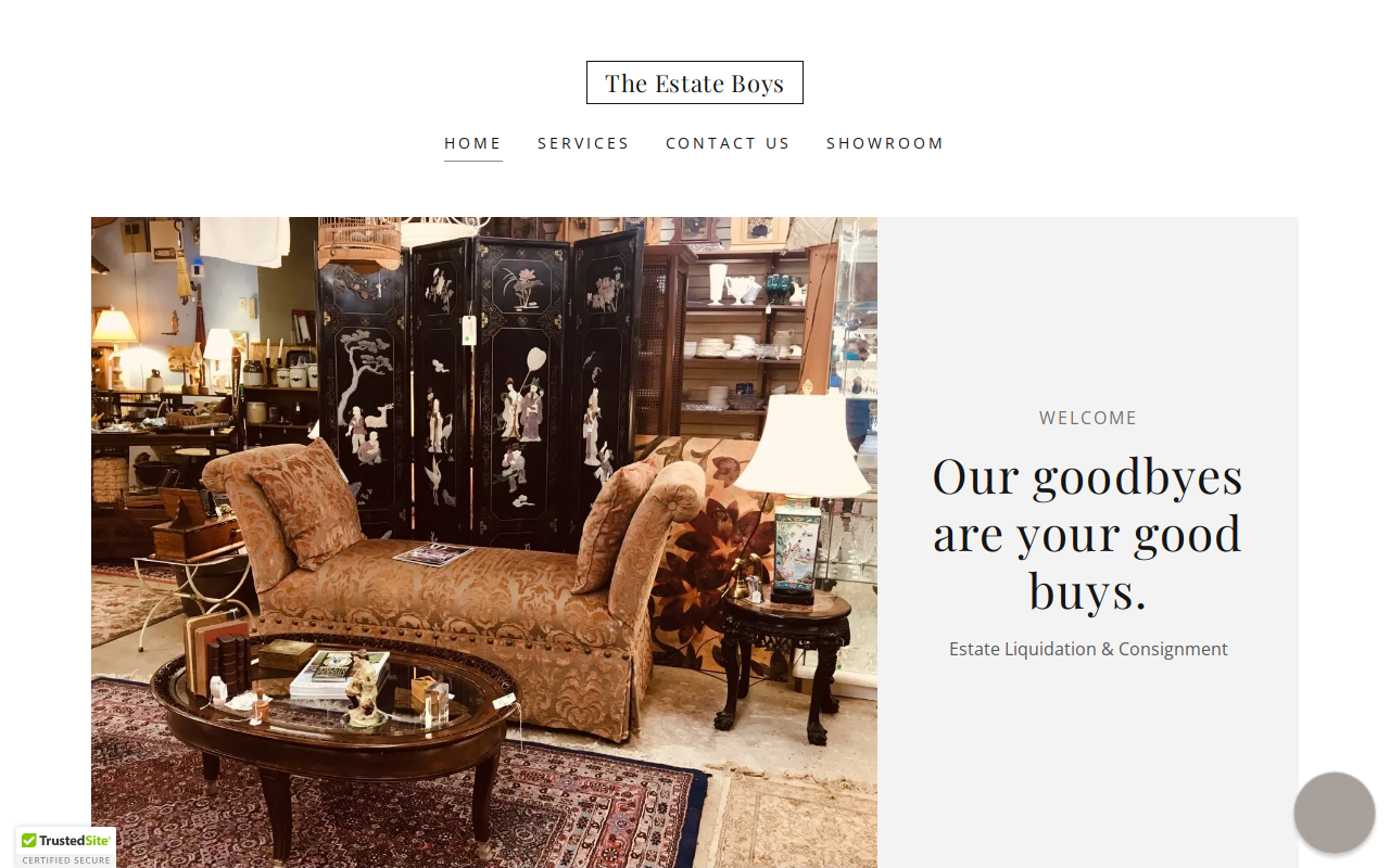 The Estate Boys website preview