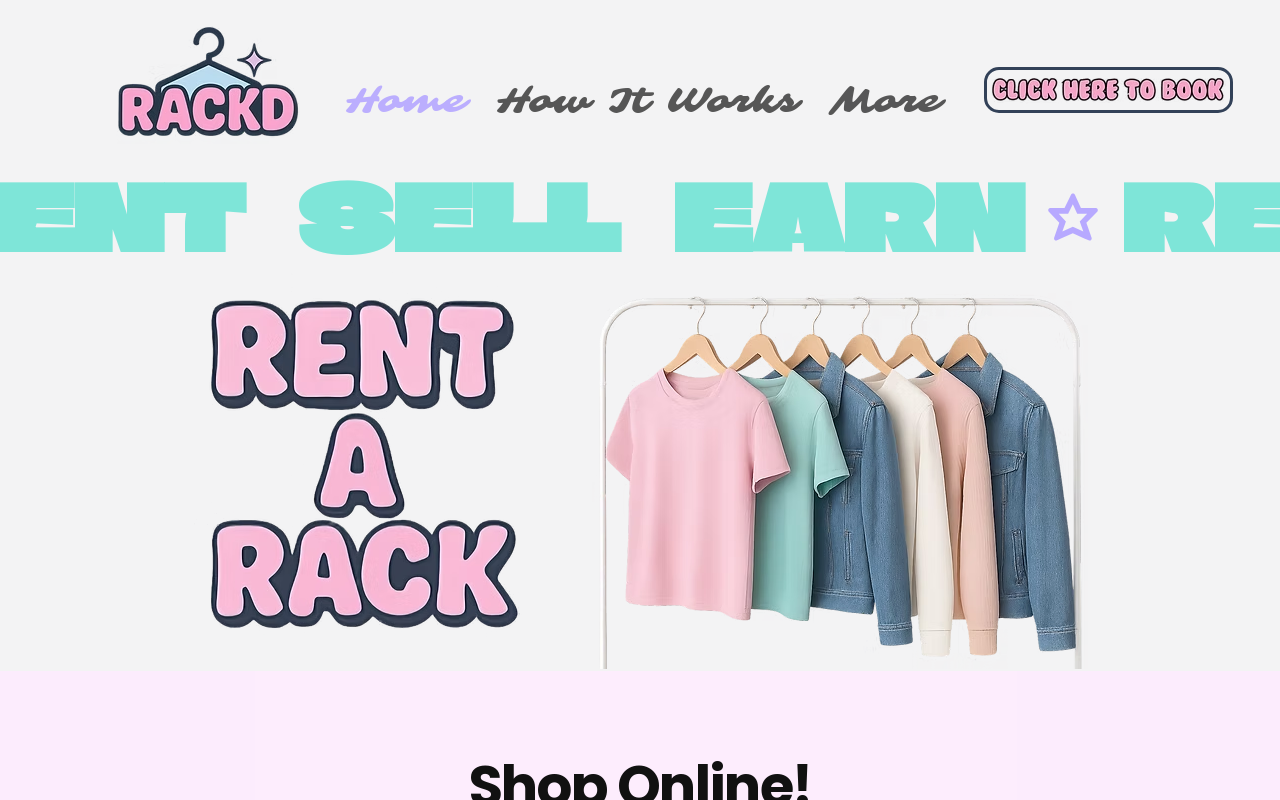 Rackd Wichita website preview