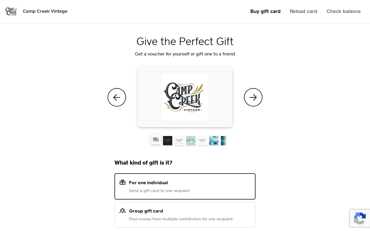 Camp Creek Vintage website preview