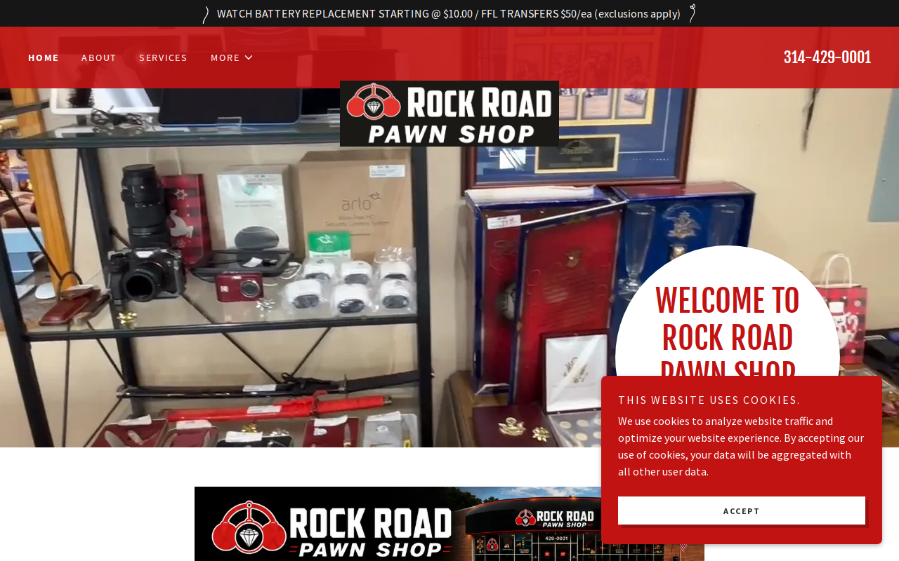 Rock Road Pawn website preview