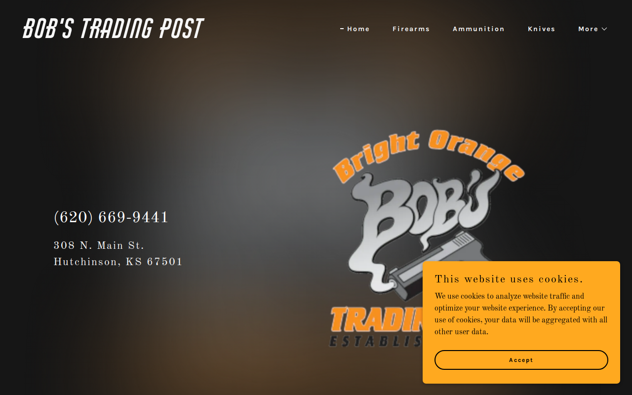 Bob's Trading Post website preview