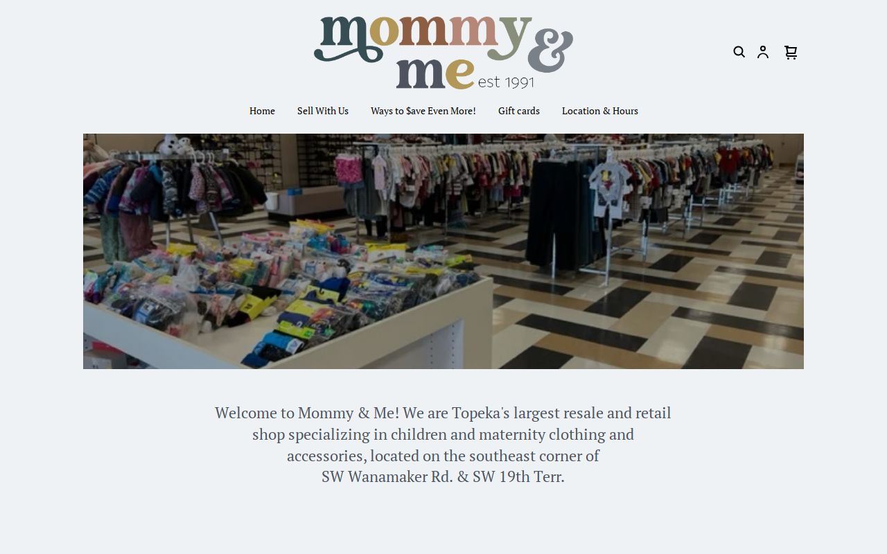 Mommy and Me website preview