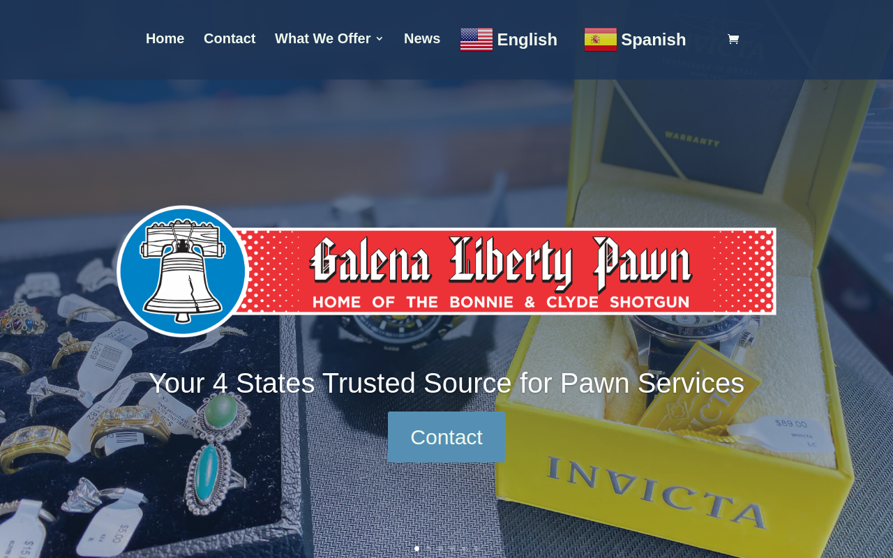 Galena Liberty Pawn website preview