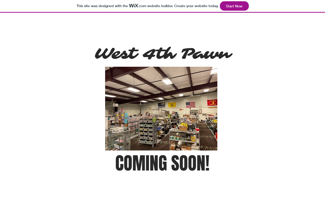 West 4th Pawn website preview