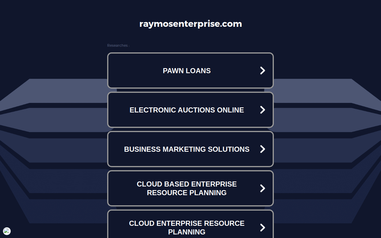 Raymos Pawn and Gold website preview