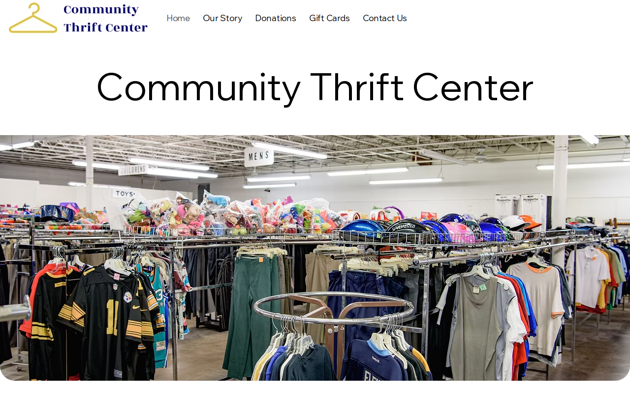 Bozeman Community Thrift Center website preview