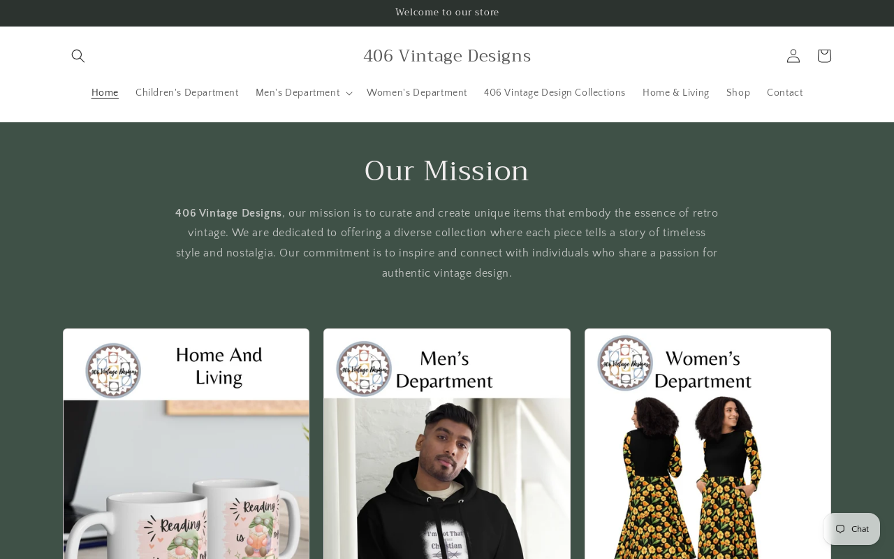 406 Vintage Designs website preview