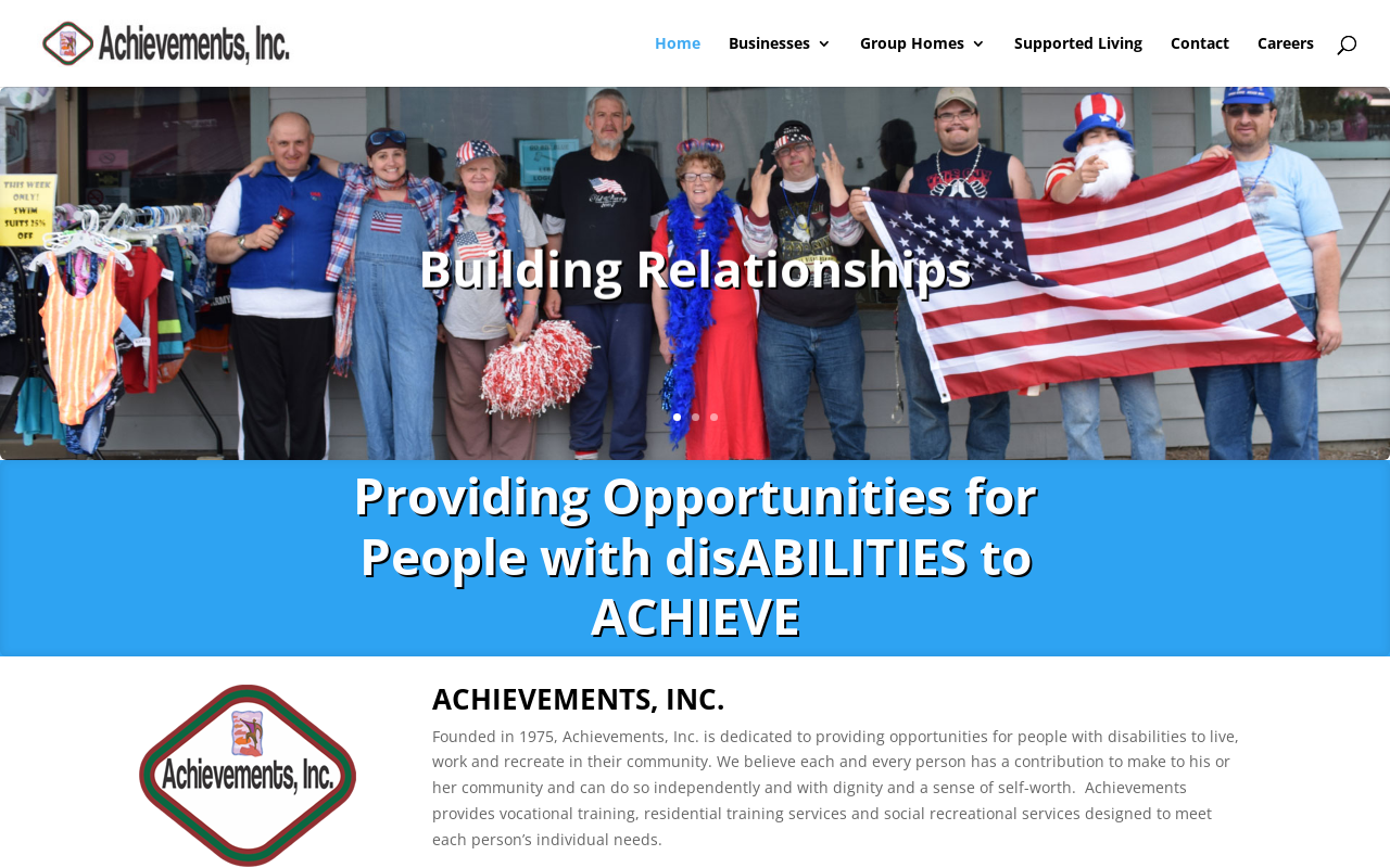 Achievements, Inc. website preview