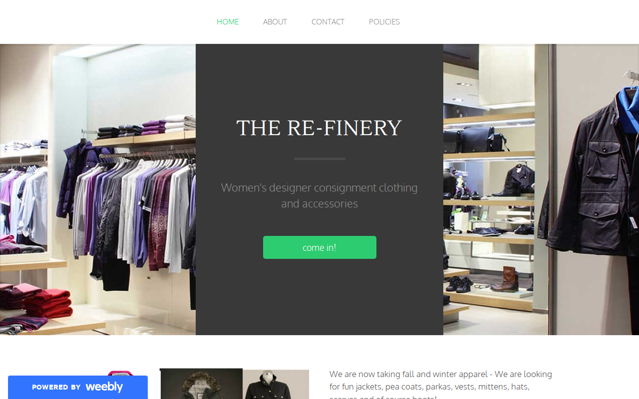 The Re-Finery website preview