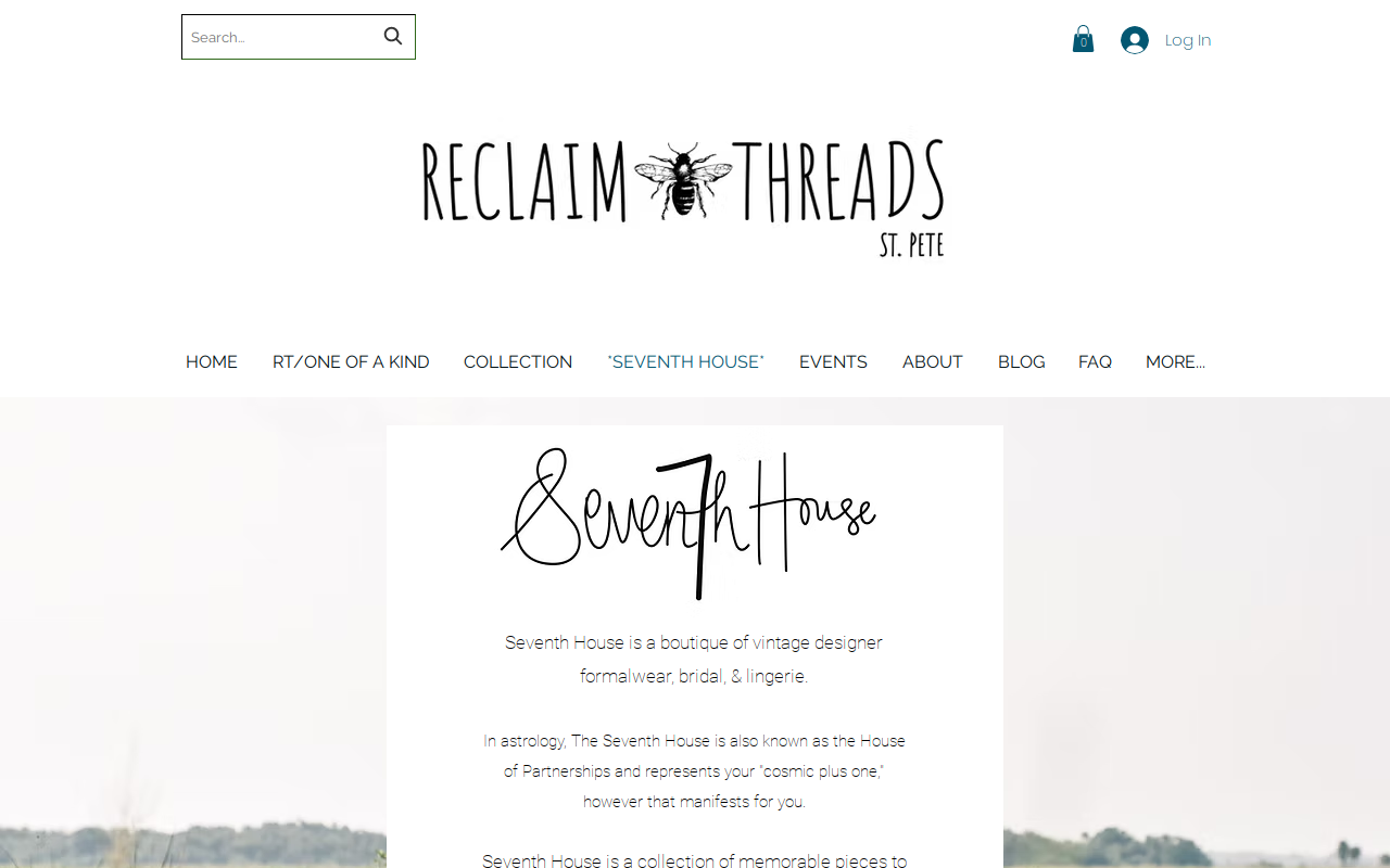Seventh House by RECLAIMthreads website preview