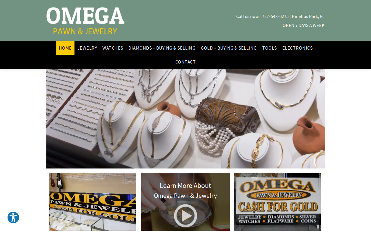 Omega Pawn & Jewelry website preview