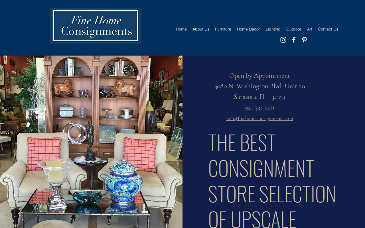 Fine Home Consignments website preview