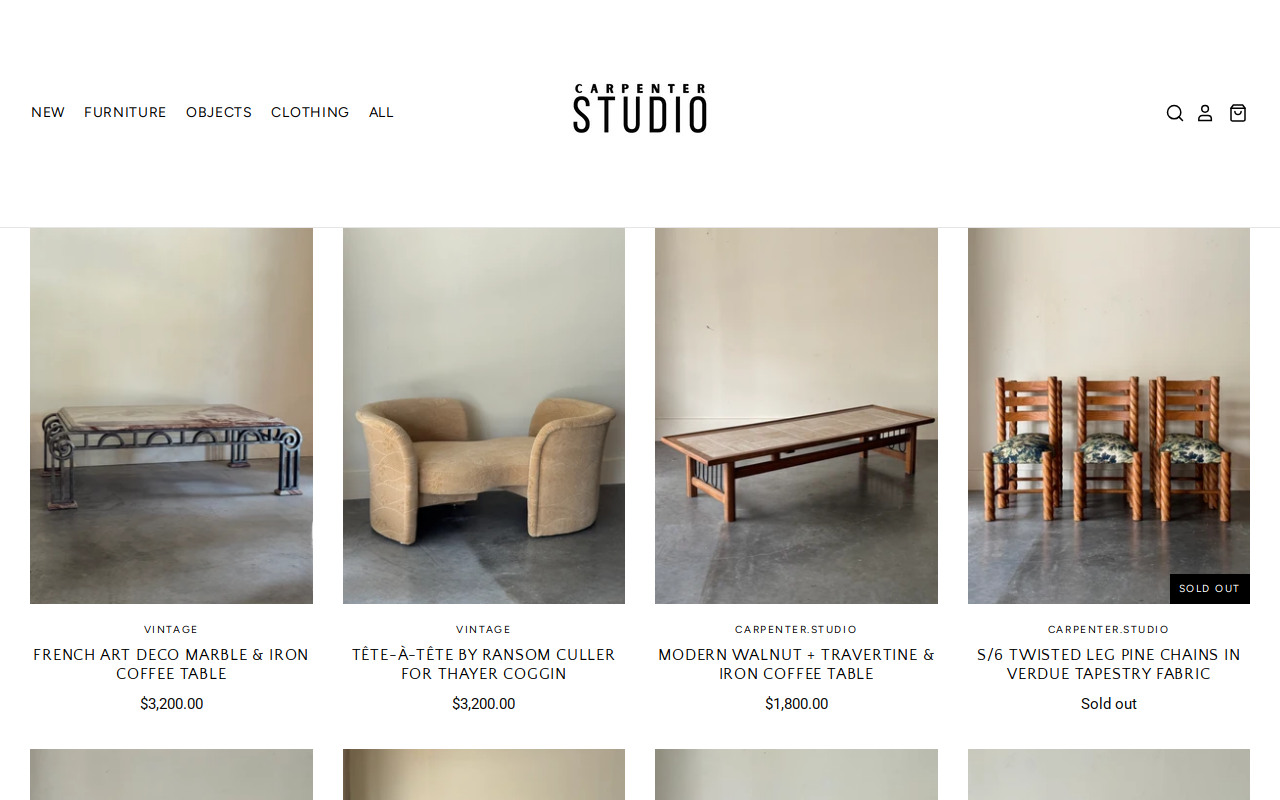 Carpenter Studio website preview