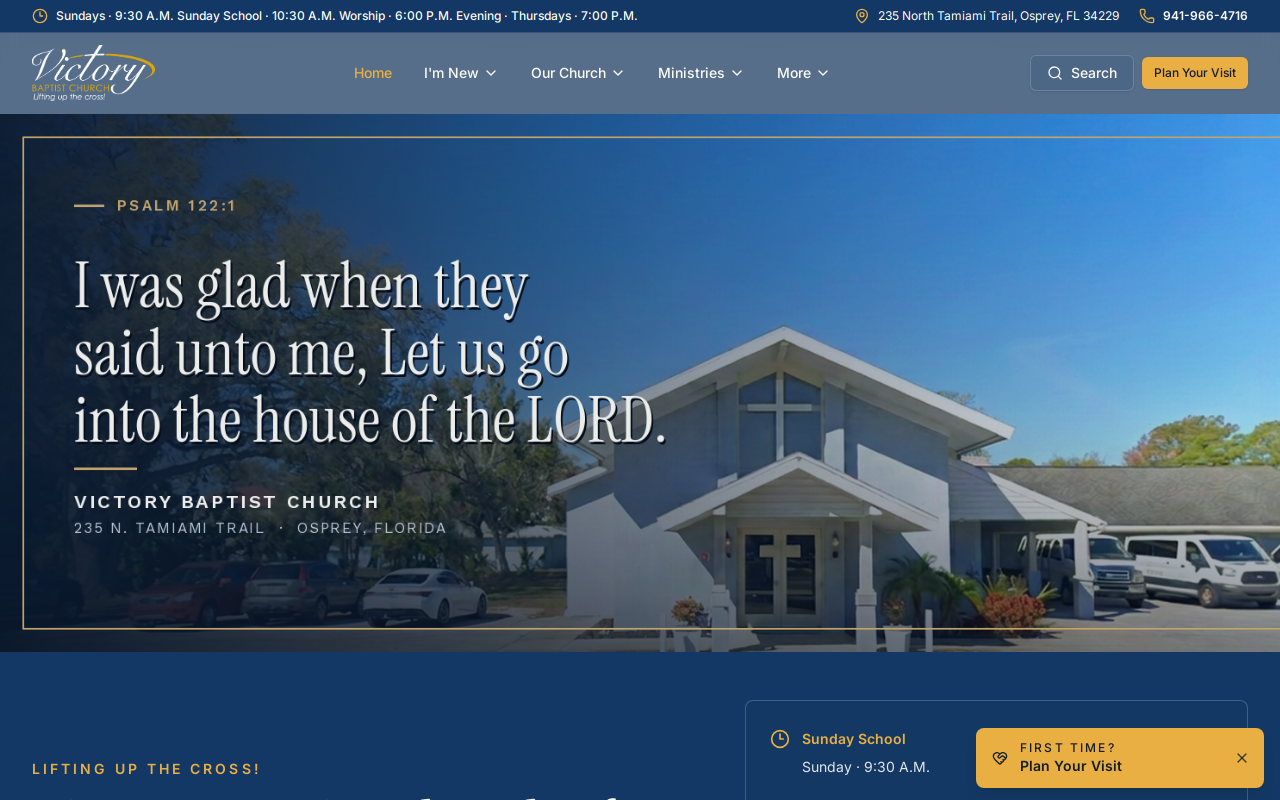 Blessings Thrift Shop website preview