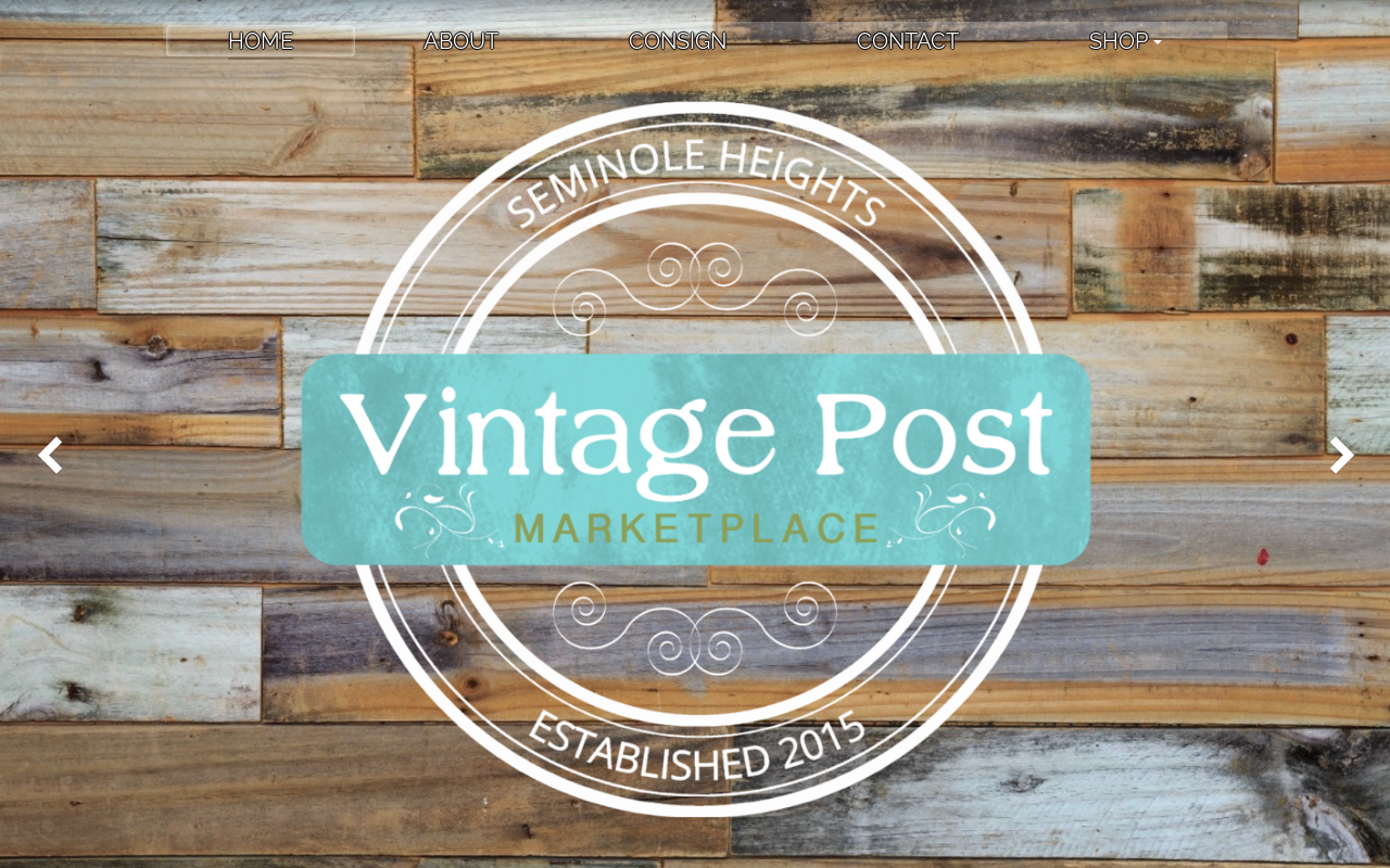 Vintage Post Marketplace website preview