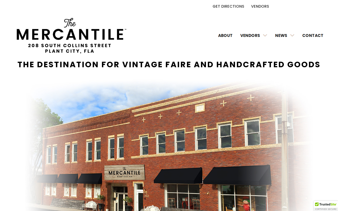 The Mercantile website preview
