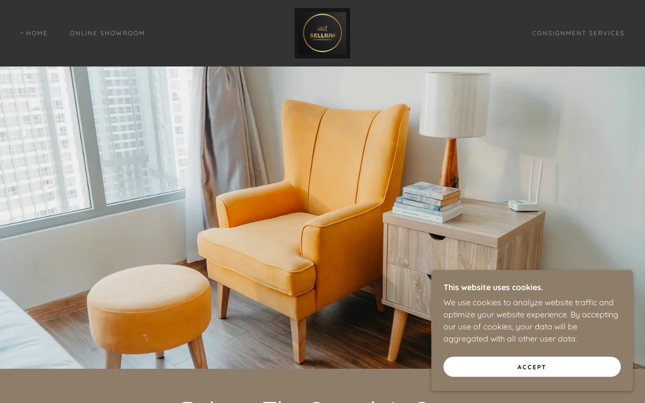 Sellium Consignment Furnishings website preview