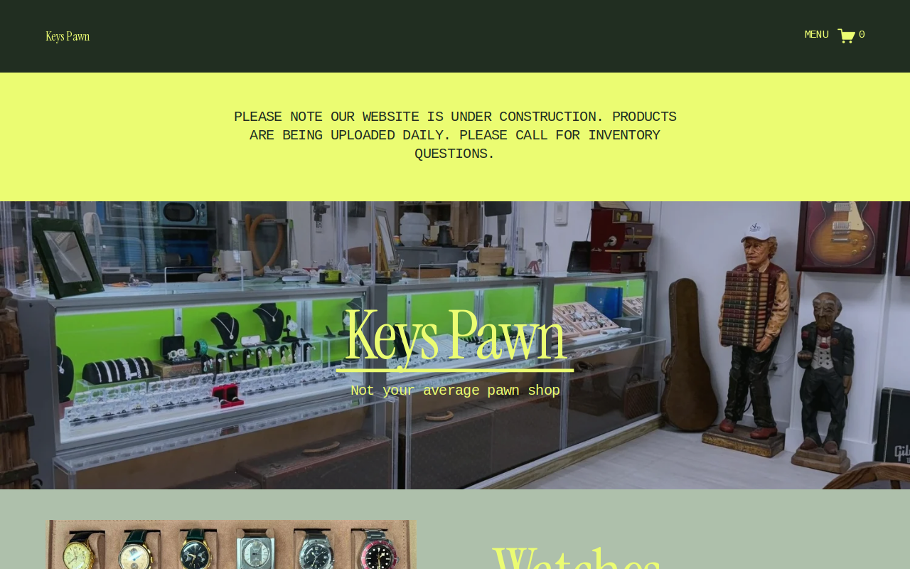 Keys Pawn website preview